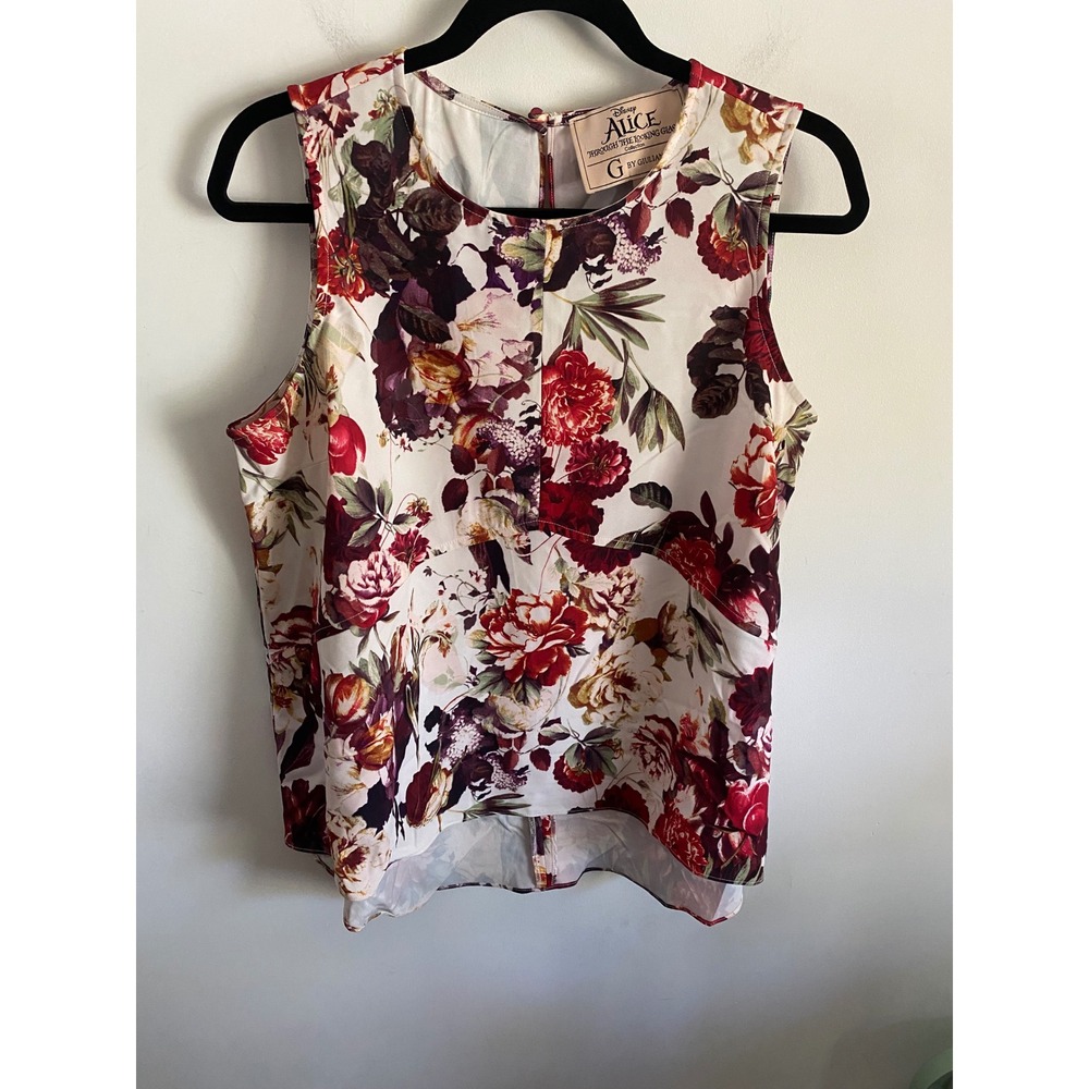G by Giuliana Disney Alice Through the Looking Glass Floral Pant Set Large 10
